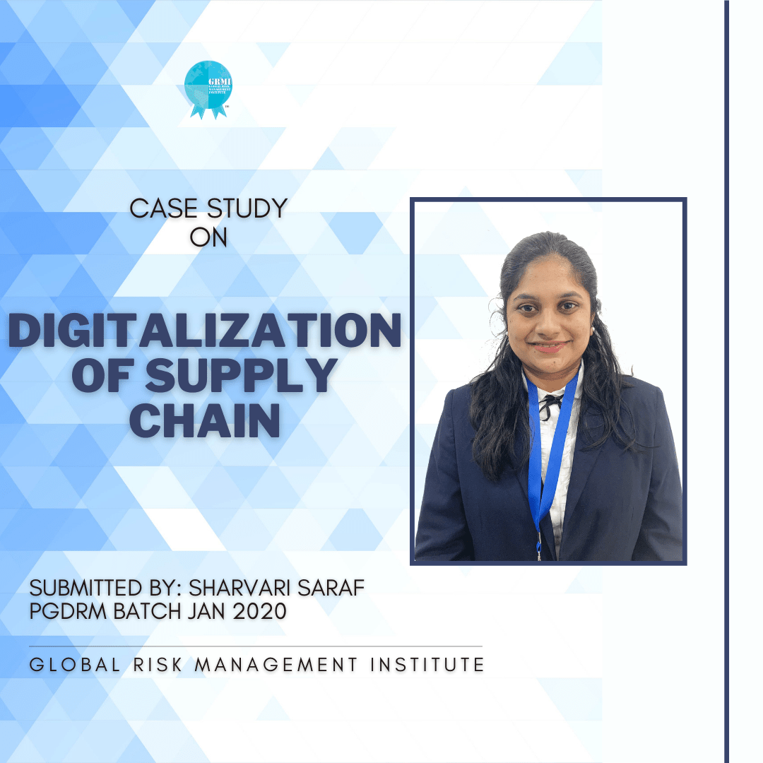 Case Study | Title: Digitalization of supply chain – Introduction and Technologies used - 4.0 Cover