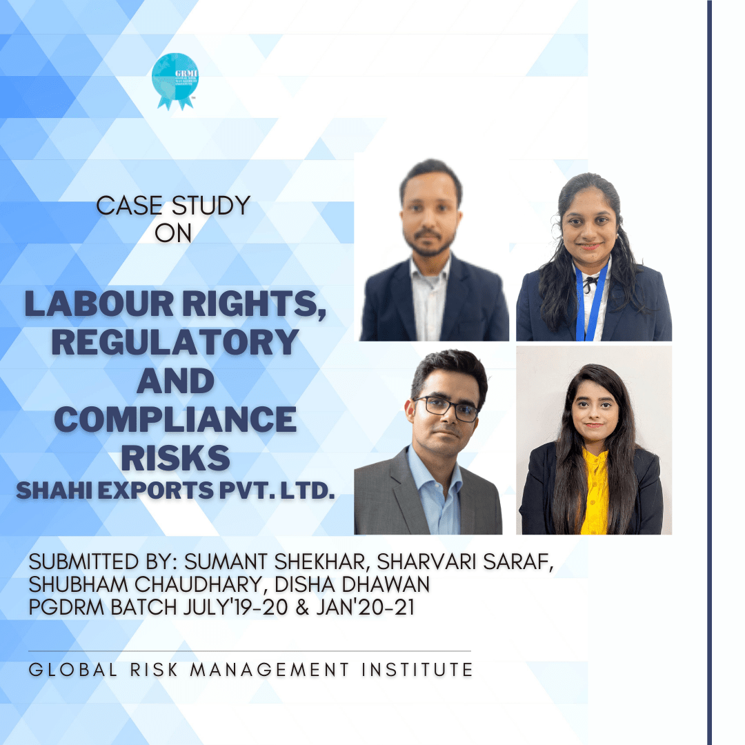 Case Study | Regulatory and Compliance Risks | Labour Rights | Shahi Exports Pvt. Ltd. Cover