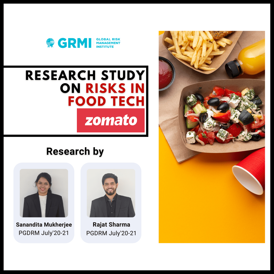 Research Study on 'Risks in Food Tech (Zomato)' Cover