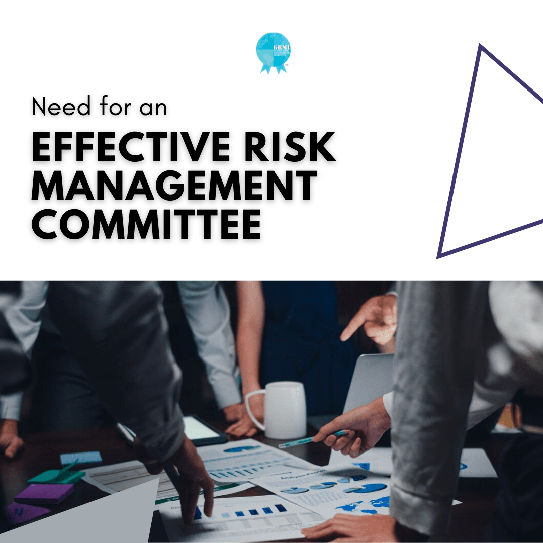 Why should every organisation have an effective Risk Management Committee? Cover
