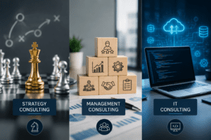Types of Consulting in India: Strategy vs Management vs IT