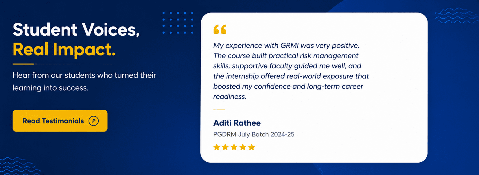 grmi student reviews